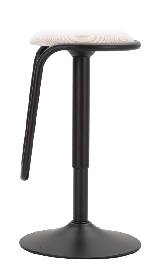 Mauro Ferretti Destiny Witte stoffen barkruk