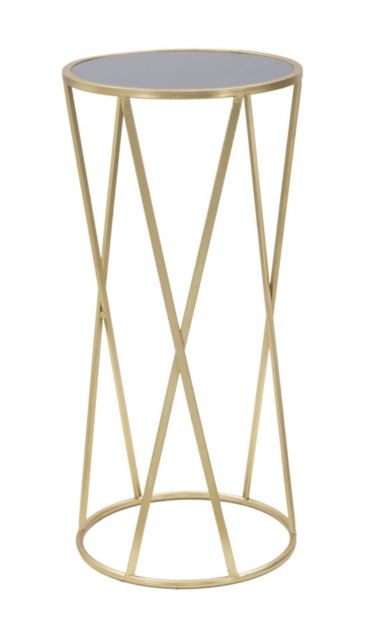 Mauro Ferretti Glam simple Ronde tafel in goud metaal