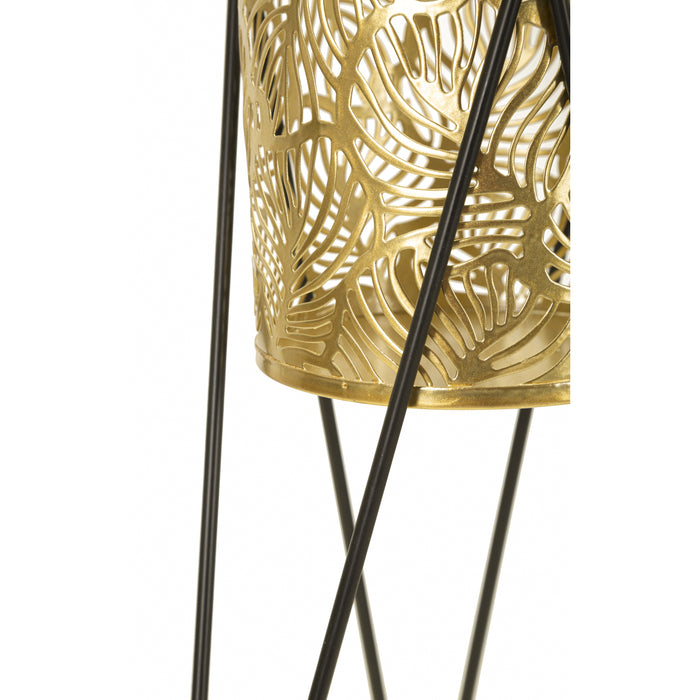 Mauro Ferretti Drak Set van 2 vazenhouders in goud metaal