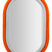 Mauro Ferretti Antony Wandspiegel in oranje fluweel