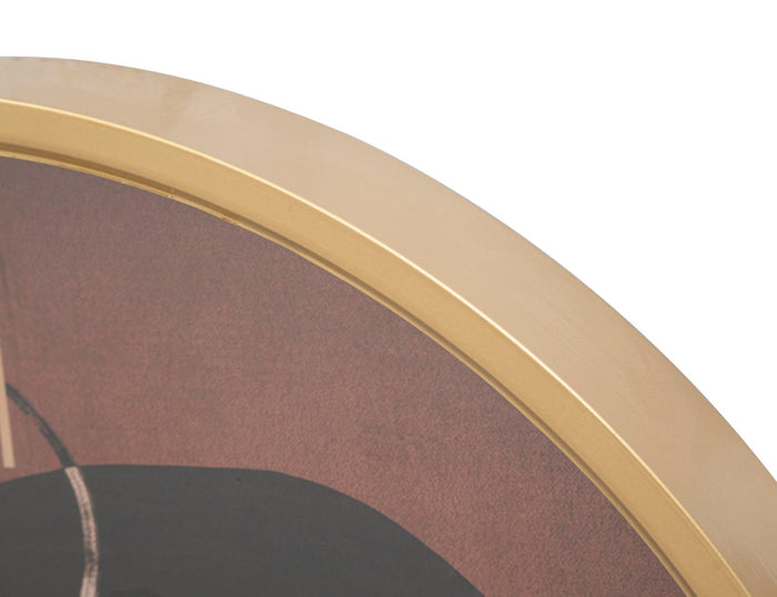 Mauro Ferretti Art Wandklok in veelkleurig metaal