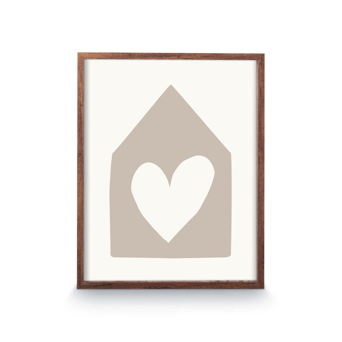 vtwonen - Fotolijst - Hangend fotolijstje - Bruin - Hout - 41x51x2.5cm