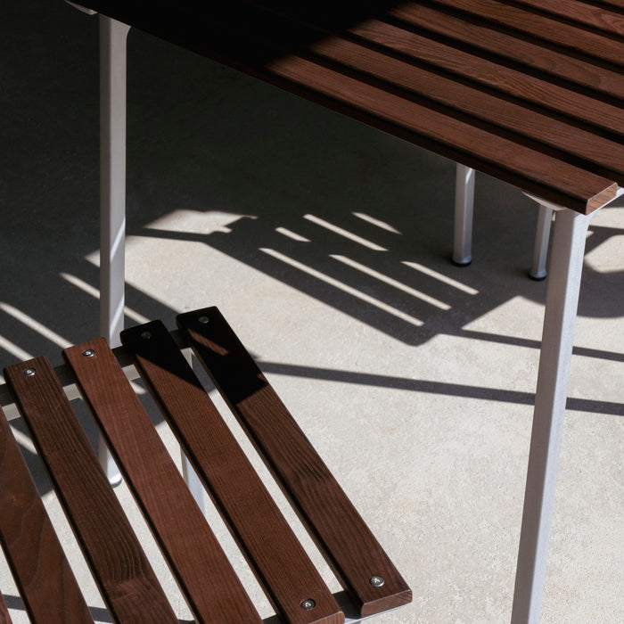 HAY Traverse Tuintafel 83 x 75 cm - Essenhout