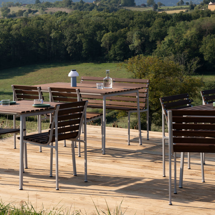 HAY Traverse Tuintafel 83 x 75 cm - Essenhout