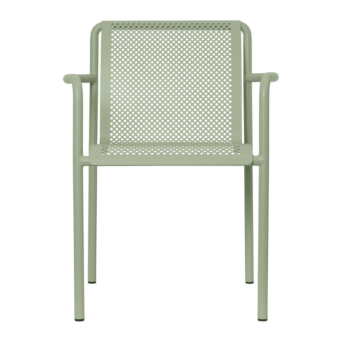 ferm LIVING Dapple Tuinstoel met Armleuning - Tea Green