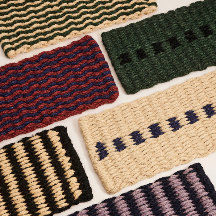 HAY Coco Deurmat - Lavendel / Navy