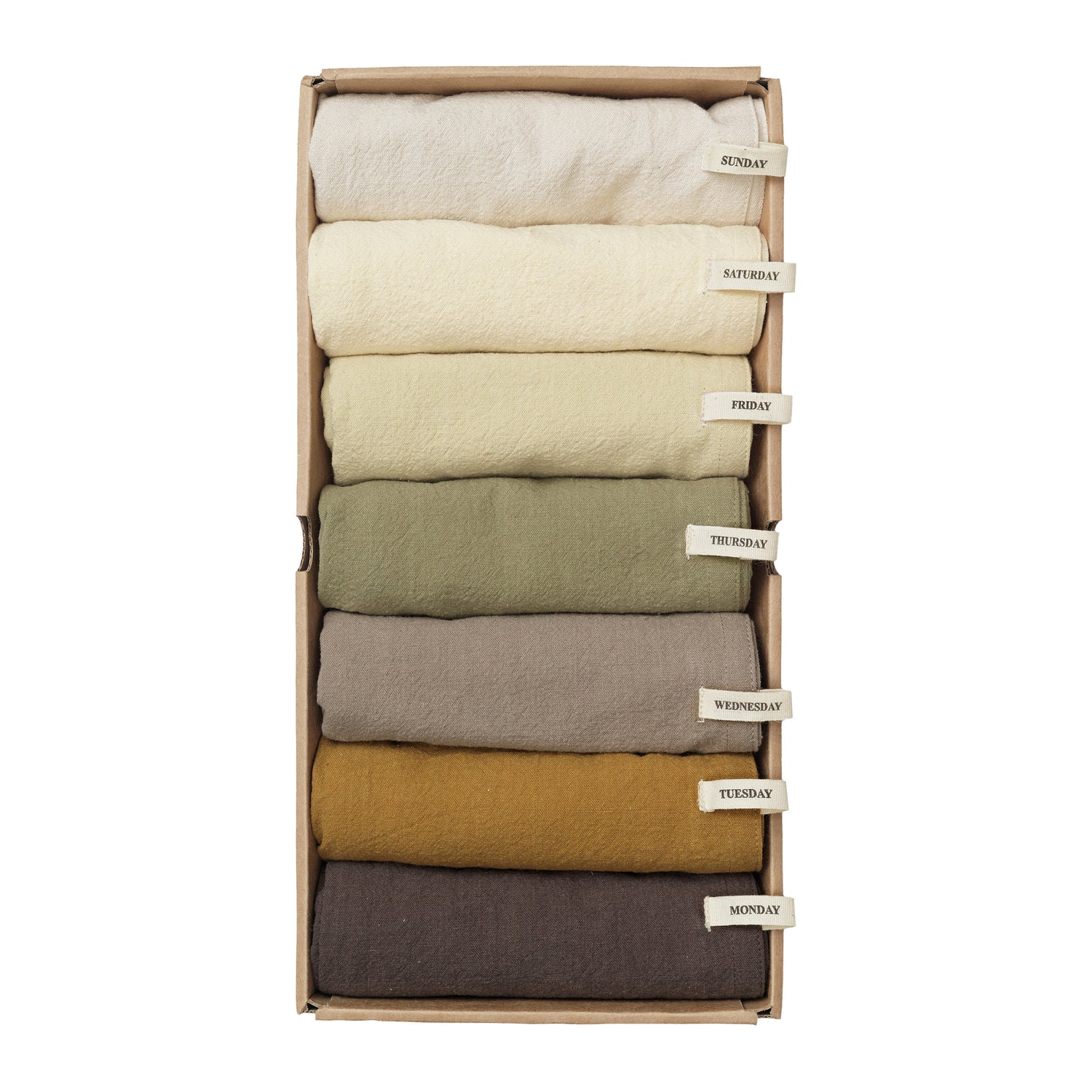 Ferm Living Day Theedoek - Set van 7