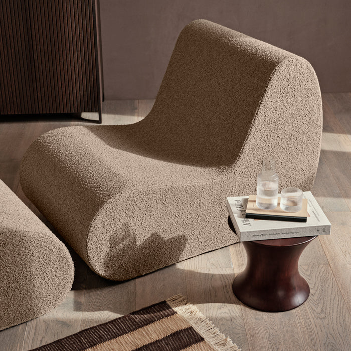 ferm LIVING Rouli Center Module Loungestoel - Donker Zand