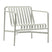 HAY Palissade Lounge Chair Low - Lichtgrijs
