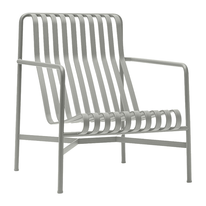 HAY Palissade Lounge Chair High - Lichtgrijs
