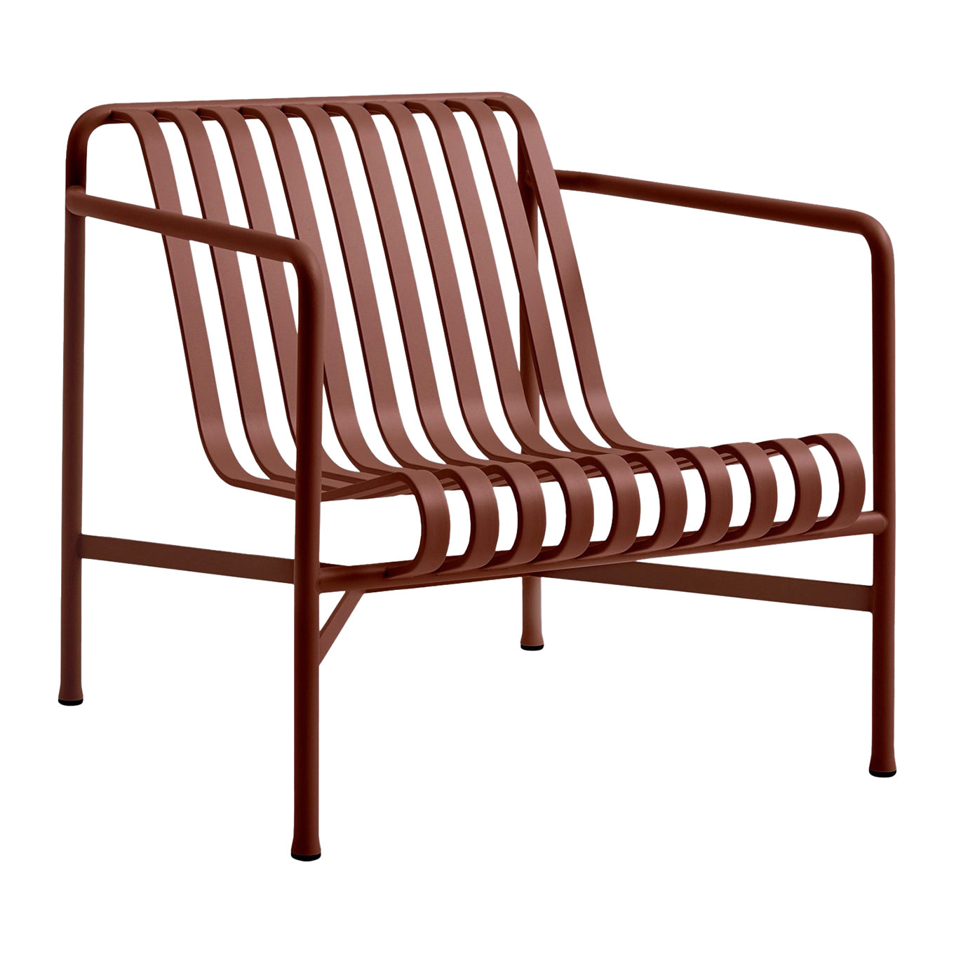 HAY Palissade Lounger Chair Low - Iron Red