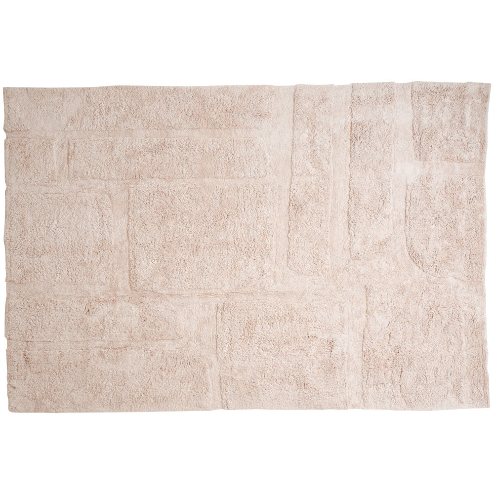 Veer Carpets - Wasbaar Vloerkleed Bibi - Beige 160 x 230 cm