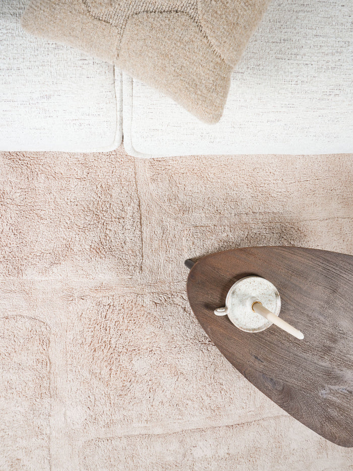 Veer Carpets - Wasbaar Vloerkleed Bibi - Beige 160 x 230 cm