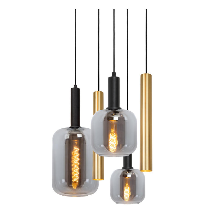 Lucide JOANET Tube Hanglamp - Messing