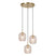 Lucide ALICENT Hanglamp - Mat Goud | Messing