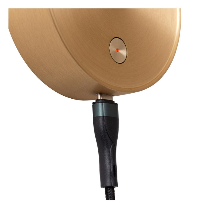 Lucide Premium ASJA Wandspot - Mat Goud | Messing