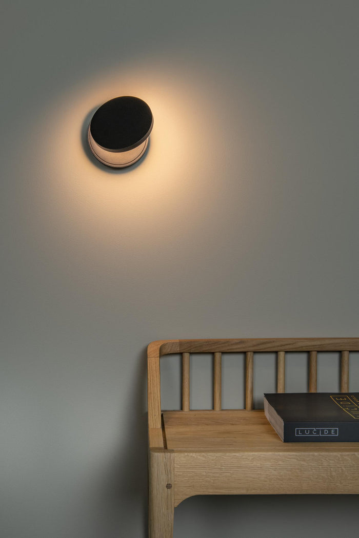 Lucide Premium UFOR Wandlamp - Zwart