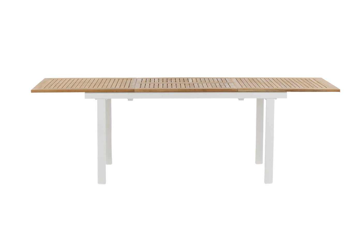 Fjôrd - Eettafel Wit 160|240cm - Teakhout - Panama