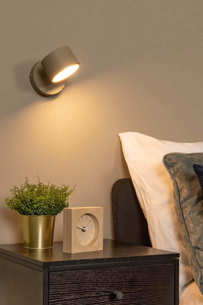 Lucide GIAN Wandlamp - Taupe
