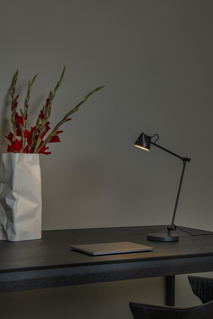 Lucide MILNE Leeslamp - Zwart