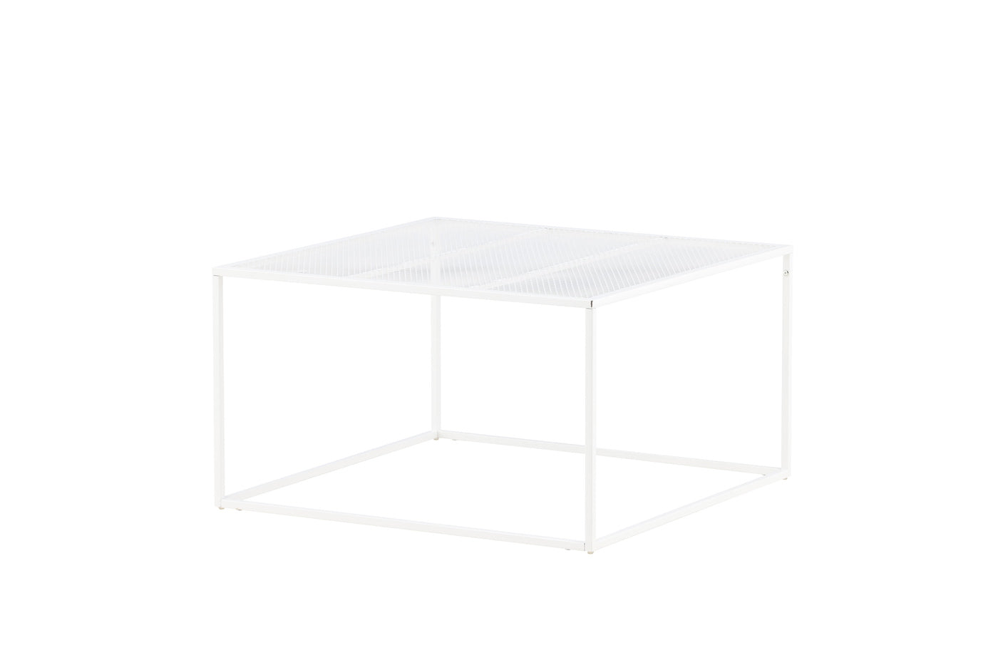 Fjôrd - Salontafel Wit 80cm - Staal - Netz