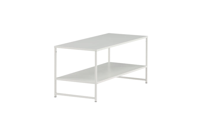 Fjôrd - Salontafel Wit 102cm - Staal