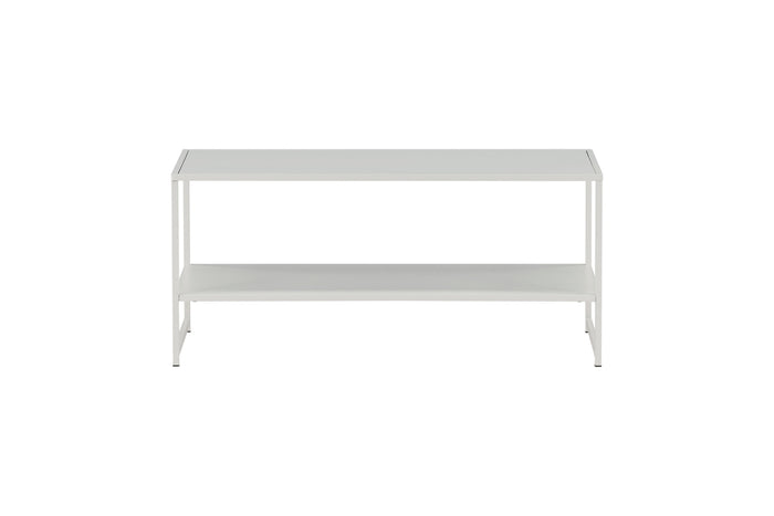 Fjôrd - Salontafel Wit 102cm - Staal
