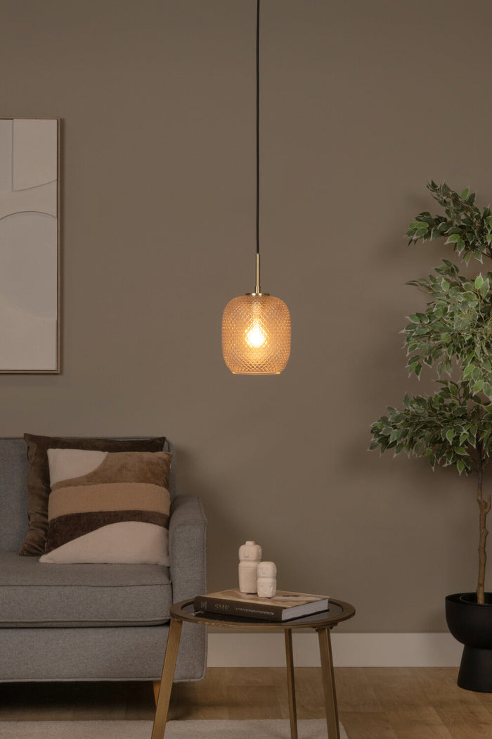 Lucide ALICENT Hanglamp - Mat Goud | Messing