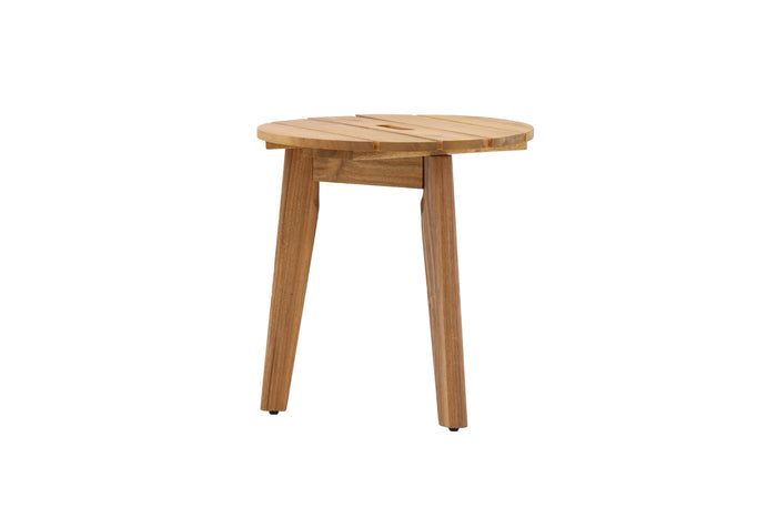 Fjôrd - Bijzettafel Naturel Ø40cm - Acaciahout - Chania