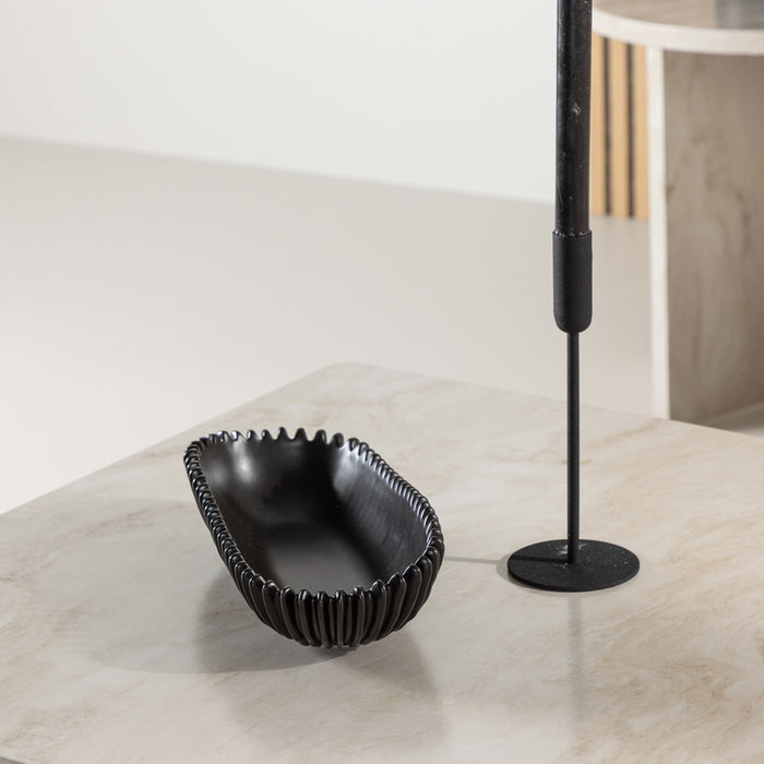 Fjôrd - Salontafel Beige Marmerlook 75cm - MDF - Ålesund