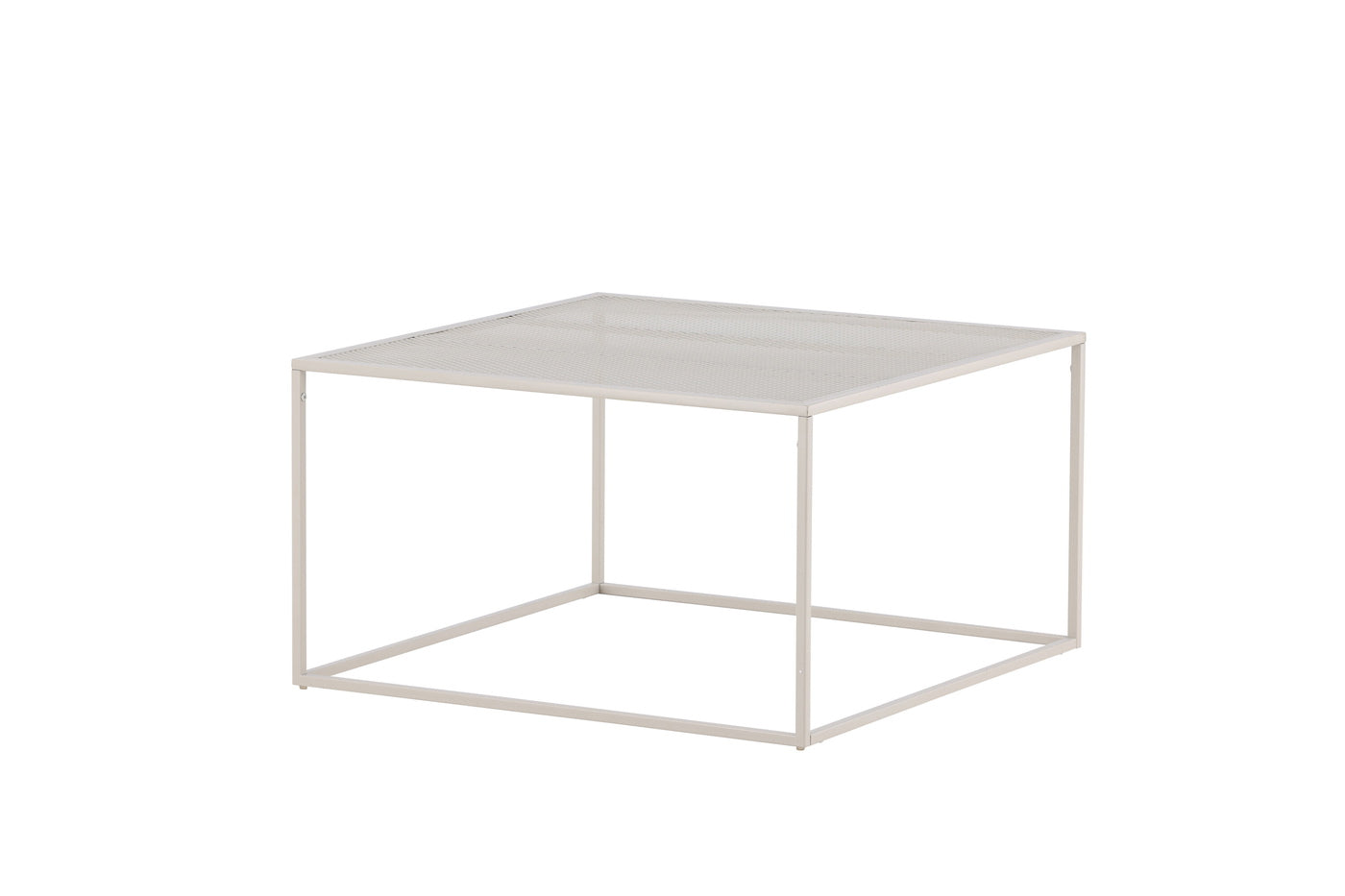 Fjôrd - Salontafel Beige 80cm - Staal - Netz