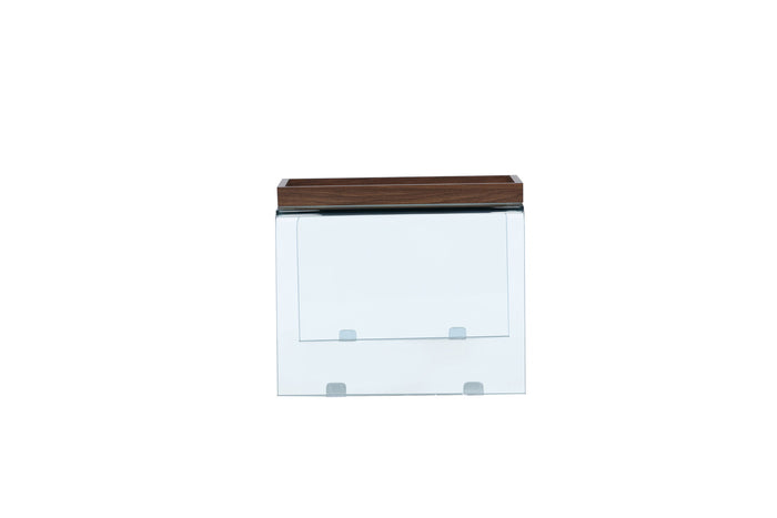 Fjôrd - Salontafel 110cm Transparant - Glas - Telemark