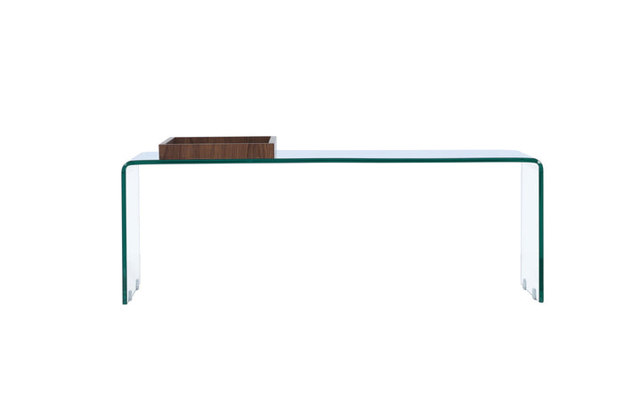 Fjôrd - Salontafel 110cm Transparant - Glas - Telemark