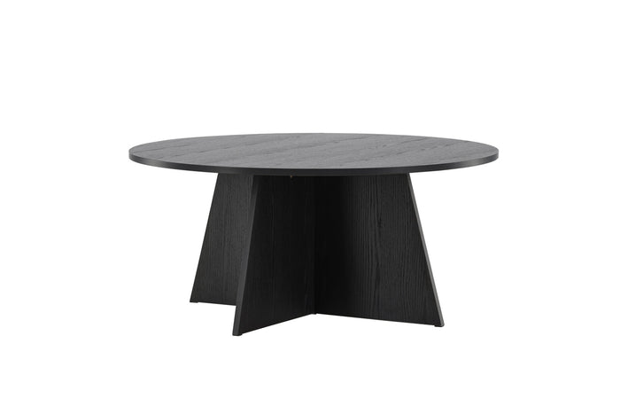 Fjôrd - Salontafel Zwart Ø100cm - MDF - Bootcut