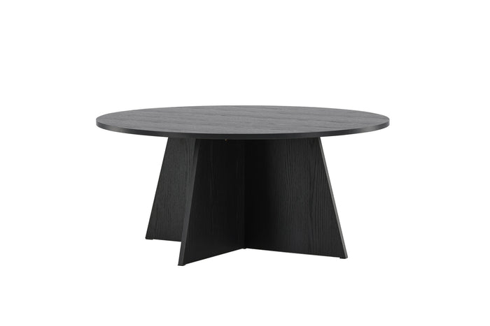 Fjôrd - Salontafel Zwart Ø100cm - MDF - Bootcut