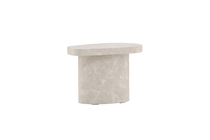 Fjôrd - Sidetable Grijs Betonlook 30cm - Båstad