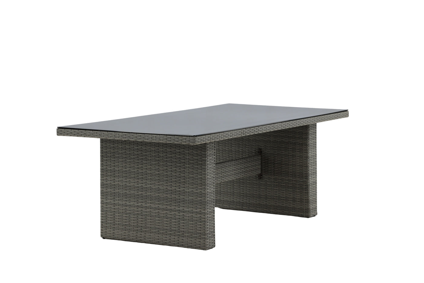 Fjôrd - Tuintafel Grijs 200cm - Wicker - Padova