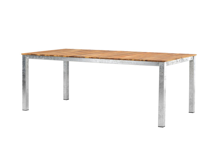 Fjôrd - Tuintafel Zilver 200cm - Acaciahout - Zenia