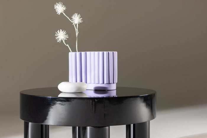 Fjôrd - Salontafel Zwart Ø60cm - MDF - Varberg