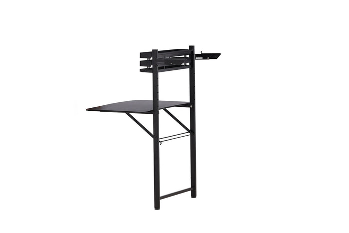 Rebellenclub Thymo Balkontafel - 77 x 57cm - Zwart