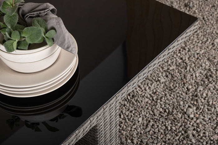 Fjôrd - Tuintafel Grijs 200cm - Wicker - Padova
