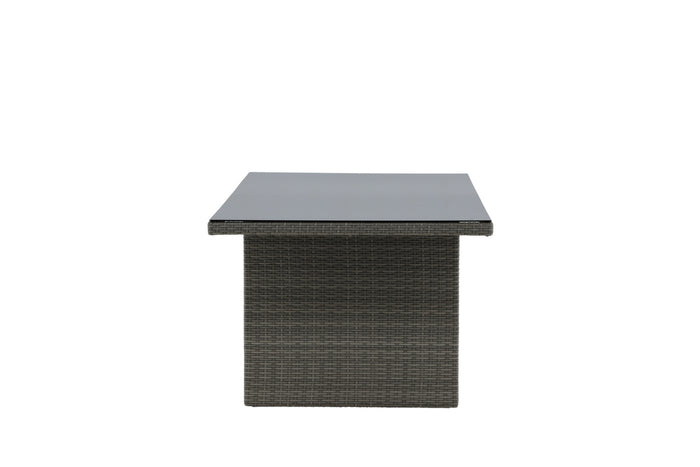Fjôrd - Tuintafel Grijs 200cm - Wicker - Padova