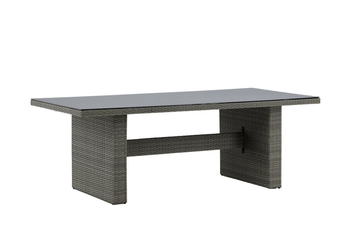 Fjôrd - Tuintafel Grijs 200cm - Wicker - Padova