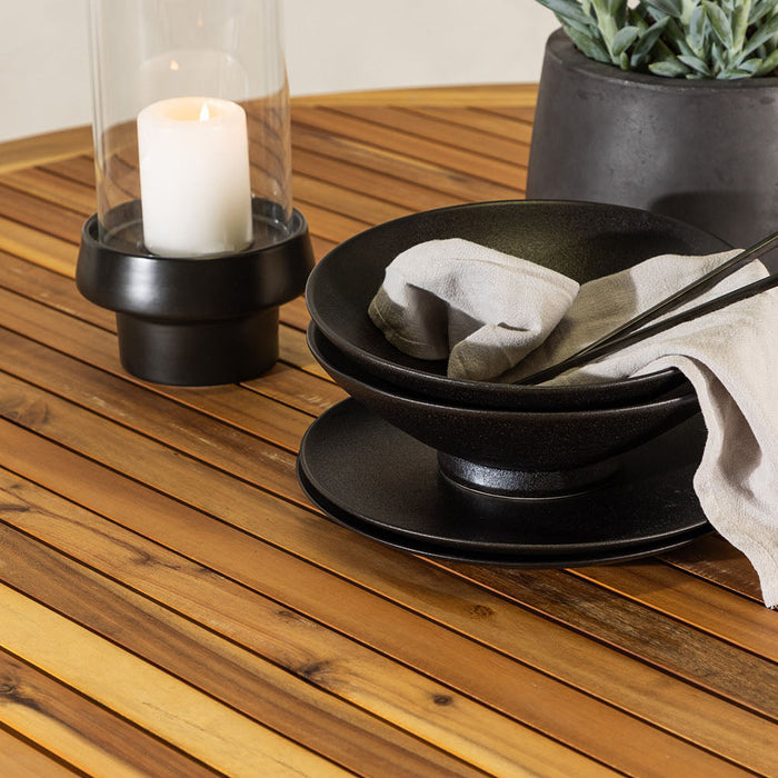 Rebellenclub Tuintafel Aurum - ø120cm - Hout