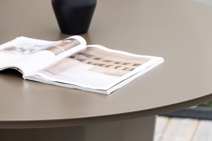 Rebellenclub Echo Tuintafel - ø120cm - Bruin