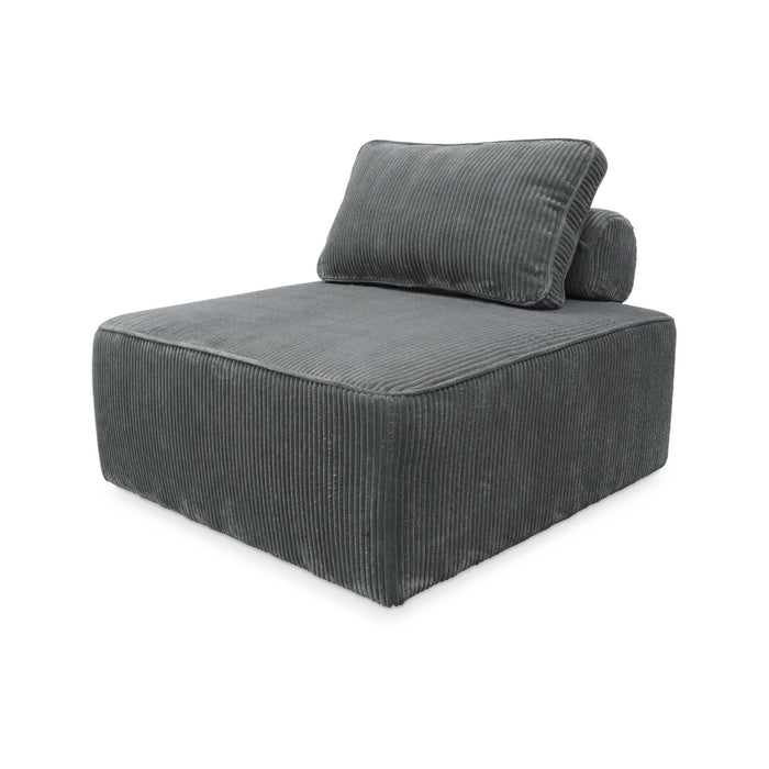 sweeek - Set van fauteuils voor modulaire bank 4 zitplaatsen corduroy