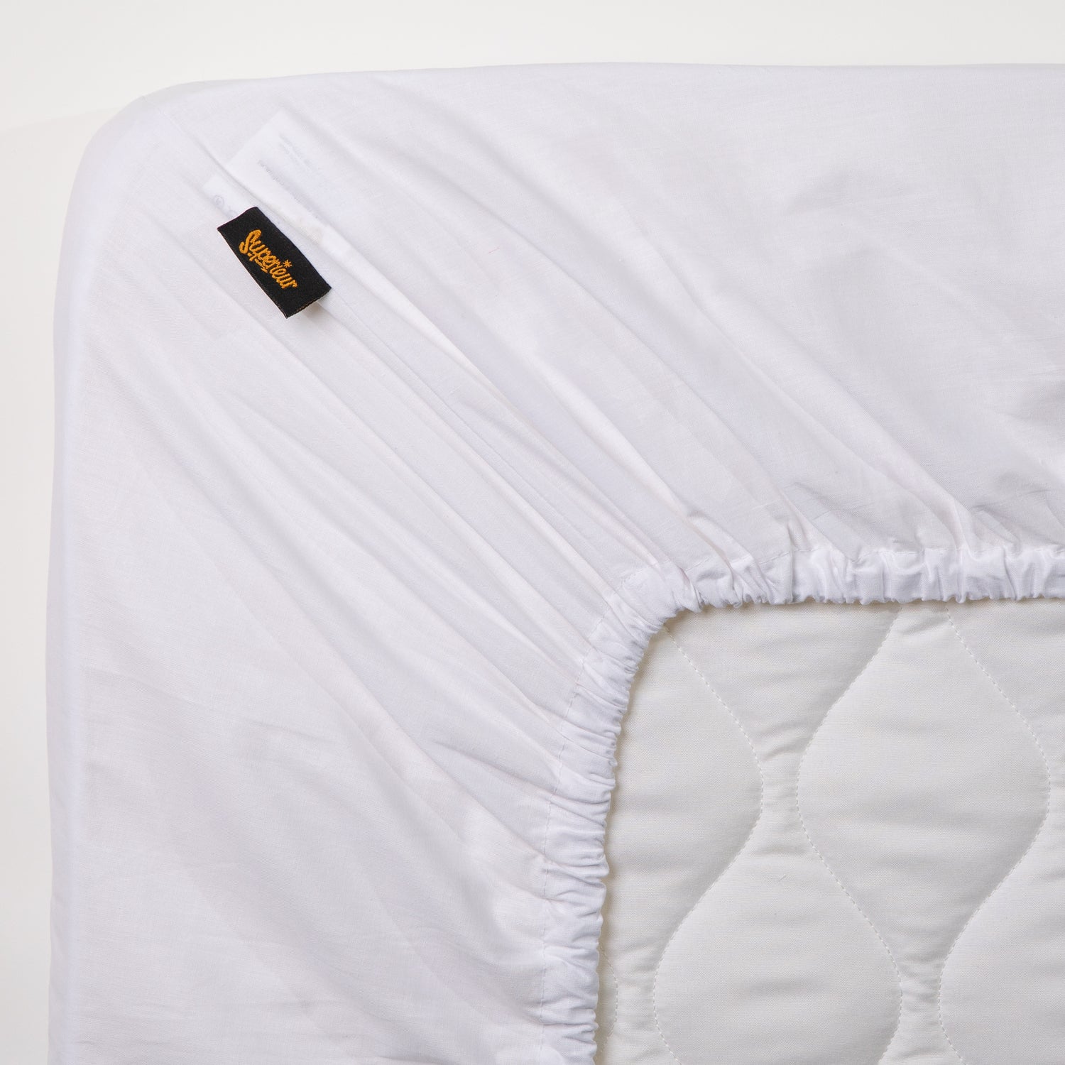 Superieur - Hoeslaken -  Katoen - Wit - 200x220cm
