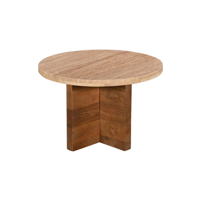Giga Meubel - Salontafel Set Van 2 - Travertin - 80cm - Leno