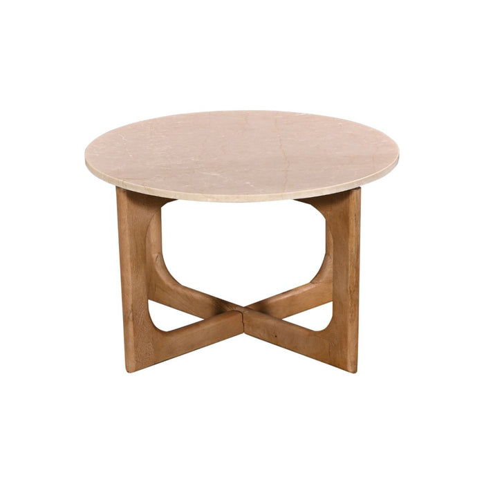 Giga Meubel - Salontafel Marmer Naturel - Set Van 2 - 90cm - Lino