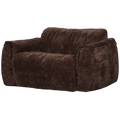 WOOOD Baggy Loveseat - 3D Chenille - Donkerbruin - 81x138x101